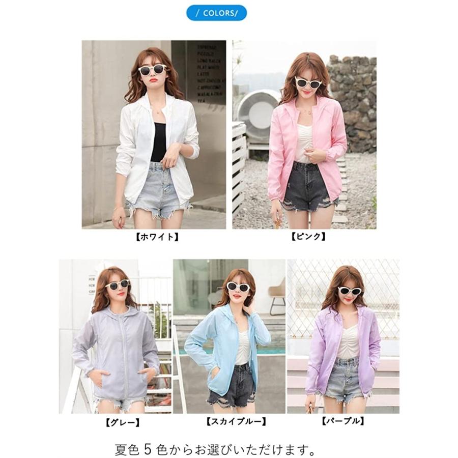 爆買い グッドスプン ラッシュガード パーカー レディース 日焼け対策 長袖 アウター Xxl スカイブルー 2xl Riosmauricio Com