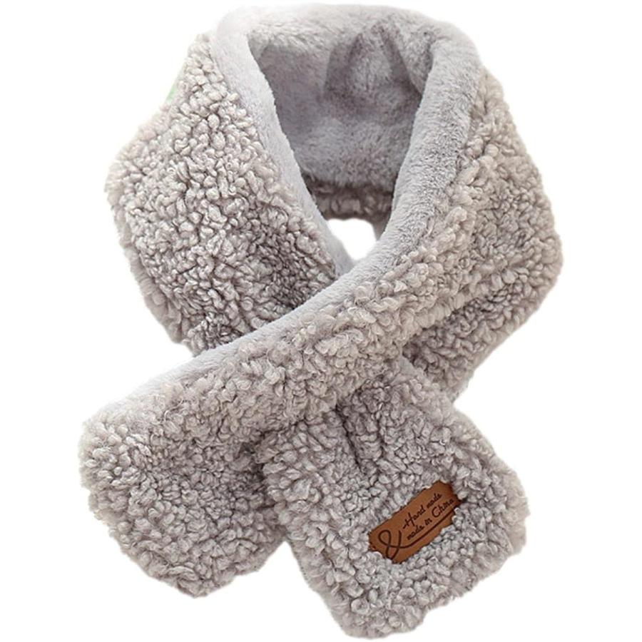 ワンドロップ ボア ティペット 両面 フェイクファー マフラー スヌード ネックウォーマー かわいい グレー Free Size 1 0円 財布 帽子 ファッション小物