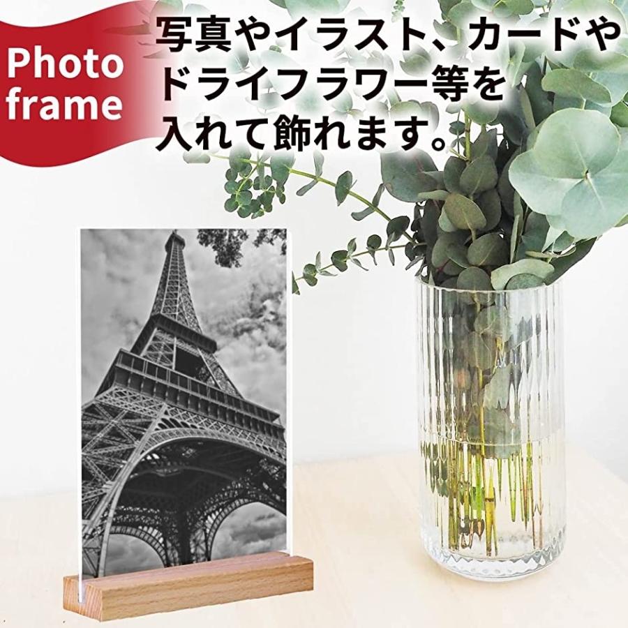 木製 フォトフレーム 広告 Popスタンド サインスタンド カード立て A6サイズ スピード発送 ホリック Paypayモール店 通販 Paypayモール