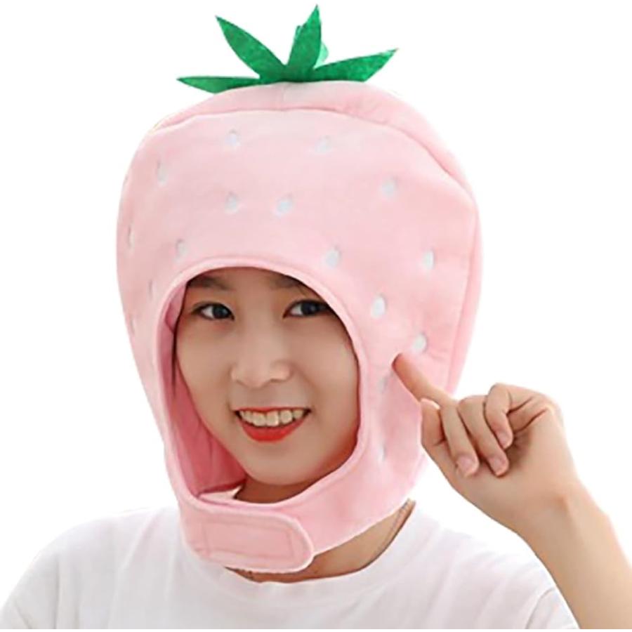 ハロウィン コスプレ かわいい フルーツ かぶりもの 果物 おもしろ 野菜 マスク ピンクいちご2個セット 2b4ro0octi スピード発送 ホリック 通販 Yahoo ショッピング