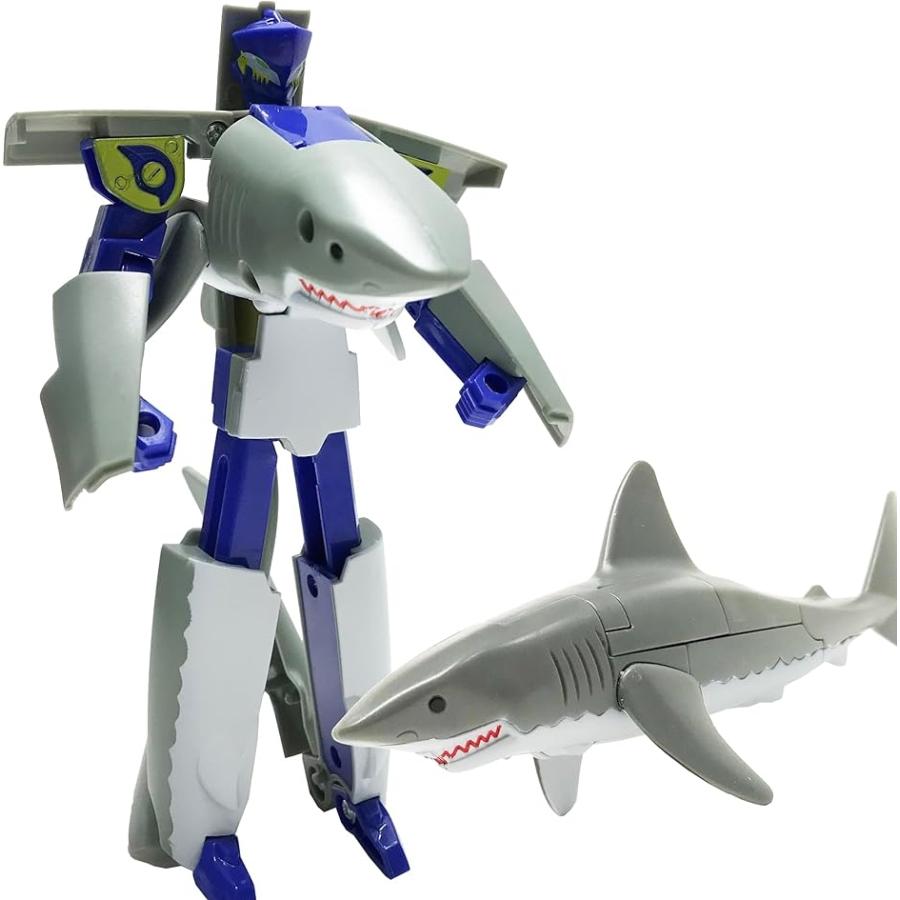 おすすめ特集 かっこいいぞ 変形するシャークロボット サメ 変形ロボット 立体パズル おもちゃ シャークロボ Materialworldblog Com