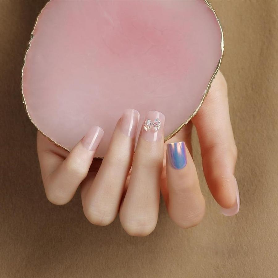 ネイルチップ Joyme 30 スクエアオフ リボン 付け爪 エレガント マニキュア 可愛い 花 Hdc04 2b4s3rff34 スピード発送 ホリック 通販 Yahoo ショッピング