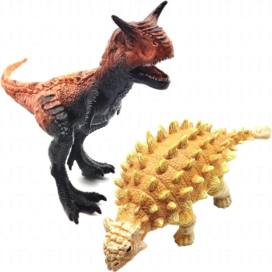 1164円 数量は多 恐竜 おもちゃ フィギュア カルノタウルス きょうりゅう 人形 カルノサウルス アンキロサウルス