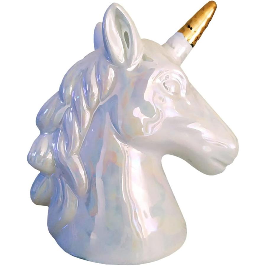 オンラインショップ 貯金箱 ユニコーン おしゃれ 可愛い インテリア 置物 オブジェ 装飾 ホワイト Riosmauricio Com
