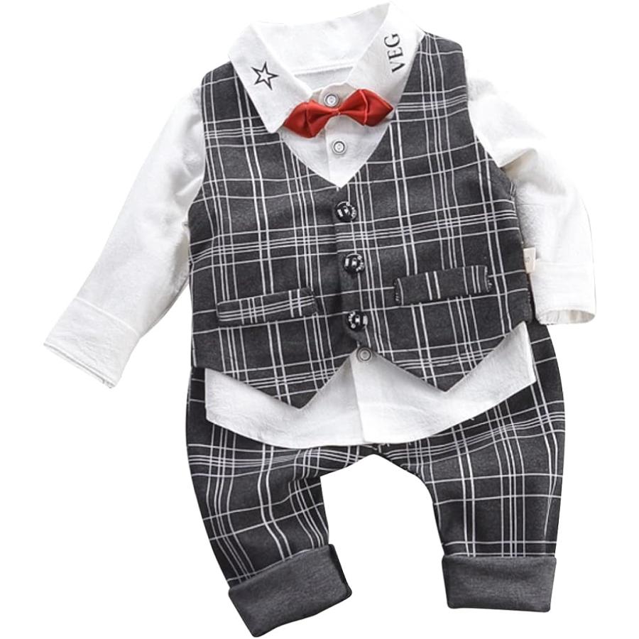 男の子 フォーマル スーツ 上下 セット キッズ ベビー おしゃれ 子供服 ボーイズ タキシード ブラック 100 スピード発送 ホリック Paypayモール店 通販 Paypayモール