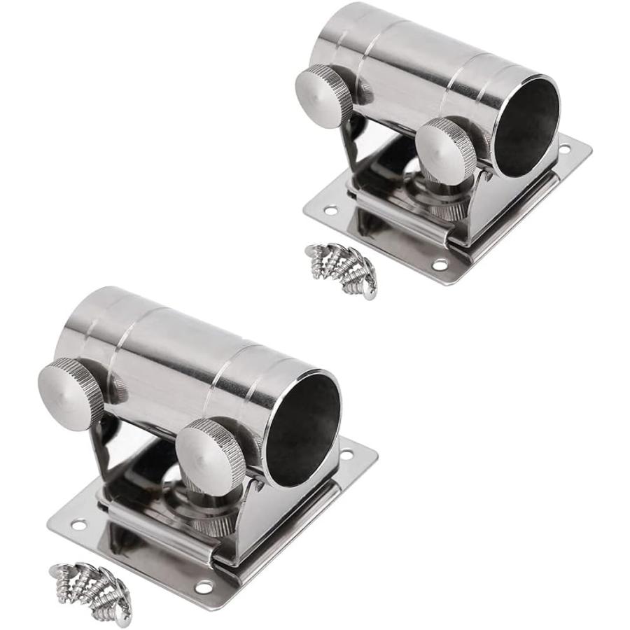 ロッドホルダー ２個セット パラソルスタンド クーラーボックス取付 ステンレス製 釣り竿 固定具 2b4uksjkph スピード発送 ホリック 通販 Yahoo ショッピング