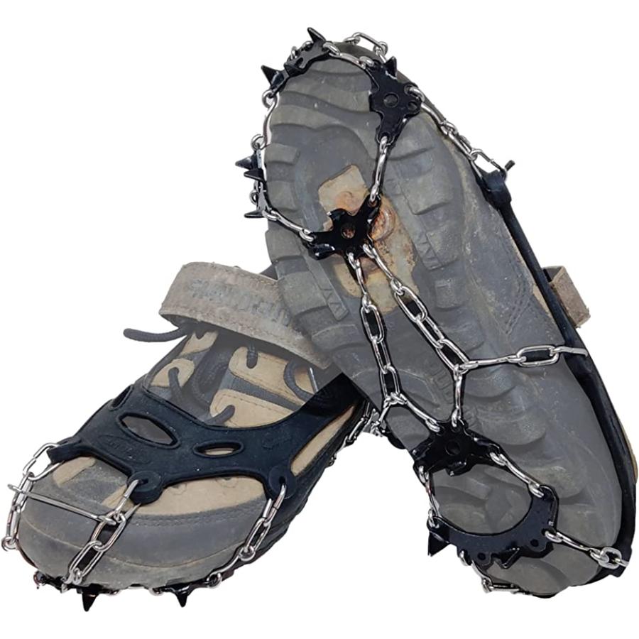 Morytrade スパイク 靴滑り止め アイゼン 裏 すべり止め 登山 釣り 通勤 通学 M 販売実績no 1