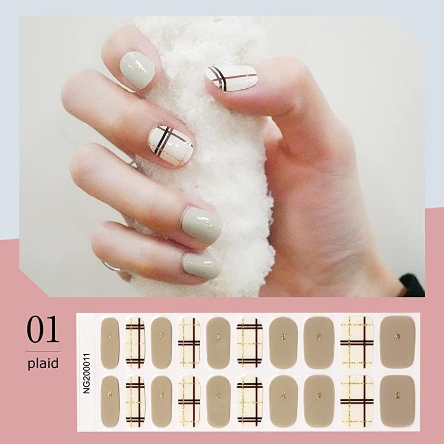 お洒落 ジェルネイルシール Uvライト 硬化タイプ 簡単オフ 貼るだけ ネイルシールキット Ng0011 Riosmauricio Com