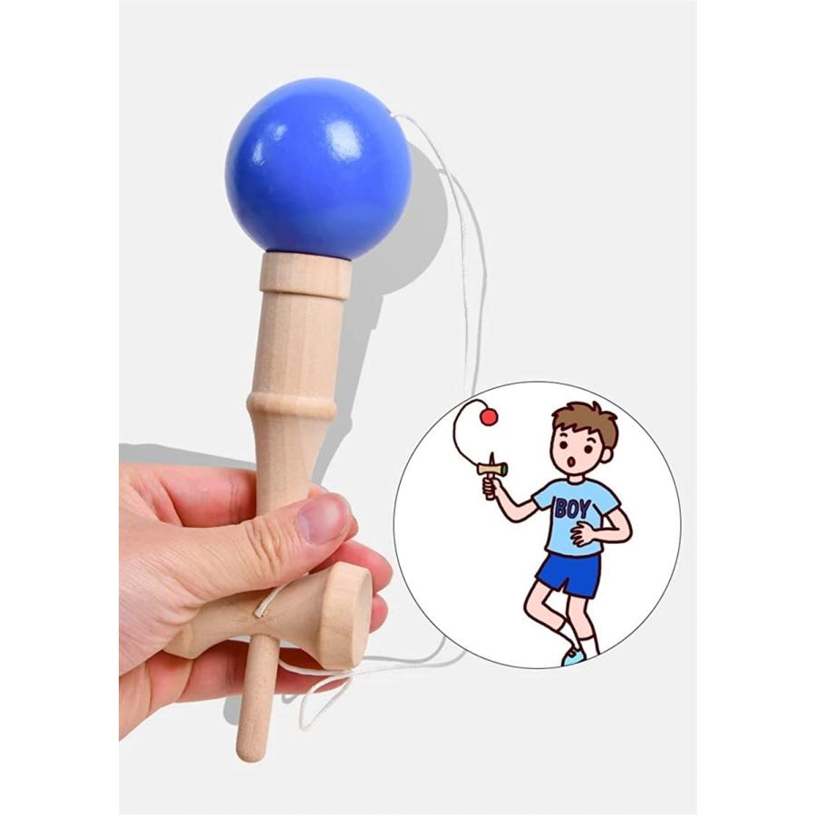 豊富なギフト けん玉 ケン玉 剣玉 Kendama おしゃれ 競技用 おもちゃ 水色 1 480円 Whitesforracialequity Org