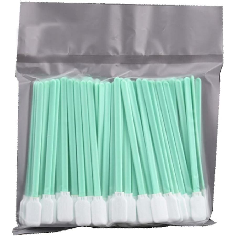 工業用綿棒 スポンジ綿棒 100本 お手入れ用品 掃除 隙間ブラシ 長い綿棒 実験用綿棒 の商品画像