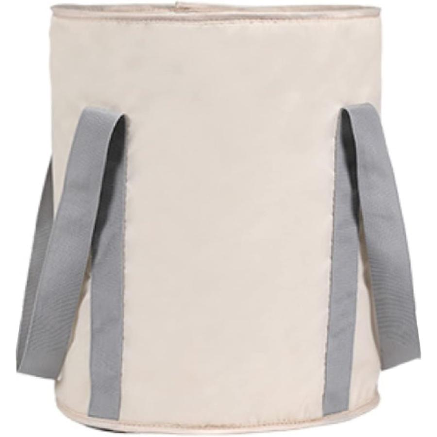 最大80 オフ フットバス 足湯バケツ 折畳み シンプル アイシングバケツ お部屋に馴染むデザイン キャンプ 軽量 持ち運び アイボリー Large