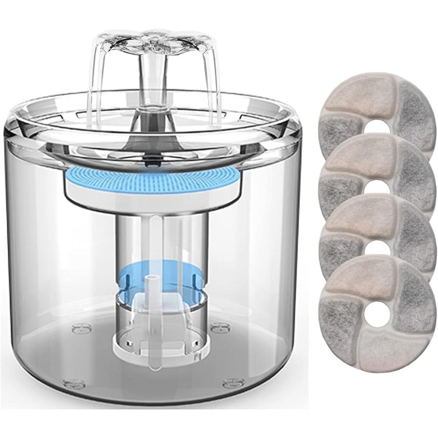 ペット自動給水器 猫 2 6l 交換用フィルター付き 2 6l自動給水器