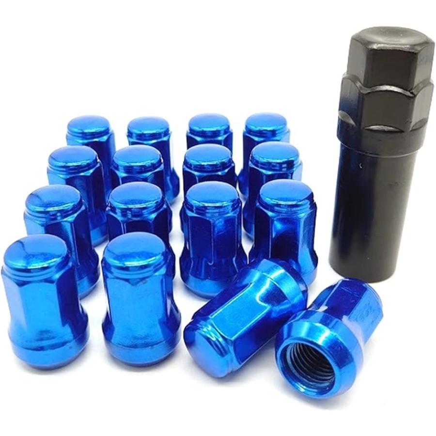 ロック ナット 青 ブルー 車 タイヤホイールナット M12 ネジ ショートナット ラグナット レーシングナット ブルー 1 5mm ホリック Paypayモール店 通販 Paypayモール