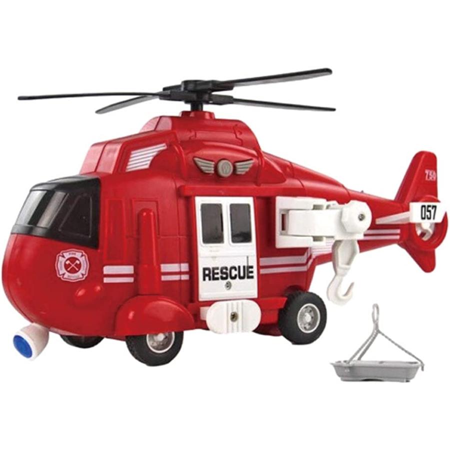 morytrade ヘリコプター おもちゃ 大きいサイズ メイルオーダー レスキュー 消防 男の子 赤 直営限定アウトレット 16 1