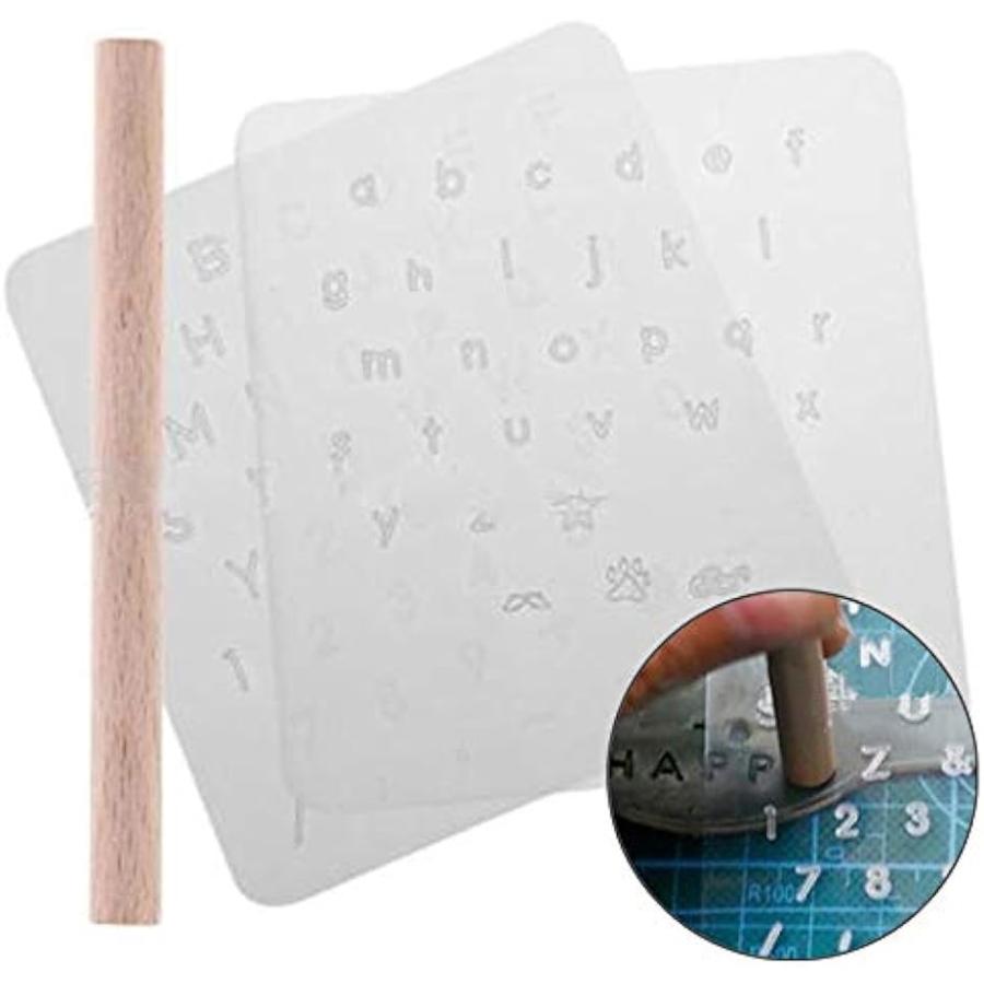 レザークラフト 刻印 シート セット 打ち具 アルファベット 絵文字 7mm ホリック Paypayモール店 通販 Paypayモール