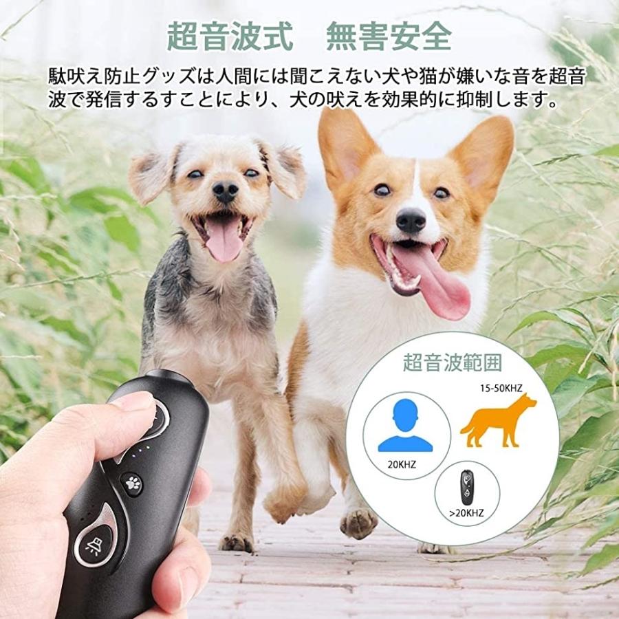 信用 静かなワンちゃんになり無駄吠え防止グッズ 犬用 吠え防止装置 超音波 Usb充電 犬の訓練用 しつけ 無駄吠え禁止 ブラック Dprd Jatimprov Go Id