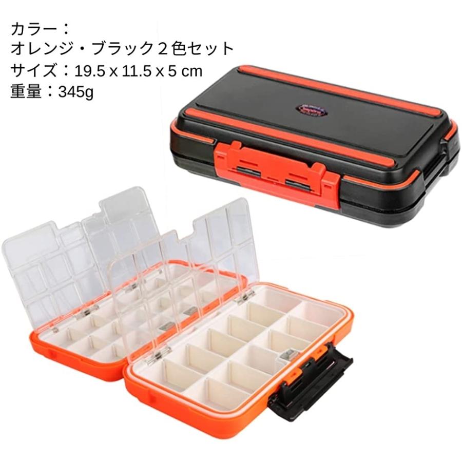 ルアー タックルボックス 2個セット 釣り道具 道具箱 ルアーケース タックルケース 釣り具 バッカン 収納 大 スピード発送 ホリック Paypayモール店 通販 Paypayモール