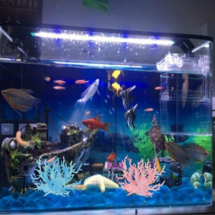 水槽 オブジェ 人工 直送商品 珊瑚 サンゴ レプリカ アクアリウム レイアウト Blue オーナメント 飾り 熱帯魚 水中