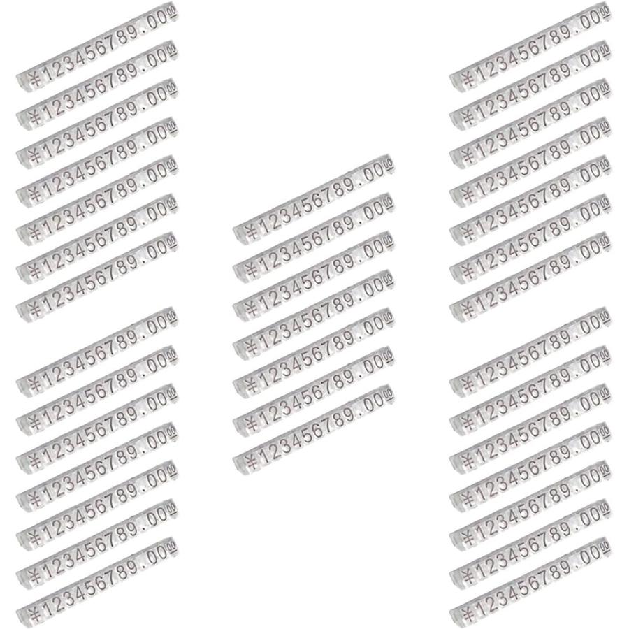 激安卸販売新品 50個 値札 プライスキューブ 値札プレート 無地 数字 プラスチック プライスボード