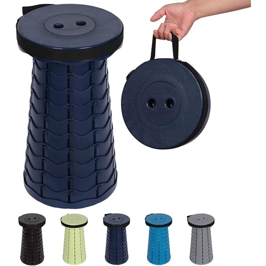 数量は多 折りたたみ椅子 5色 最新版 第三世代 アウトドア チュア コンパクト 軽量 室内 持ち運びに便利 折り畳み式 伸縮 運動会 ネイビー 100 の保証 Www Sei Ba Gov Br