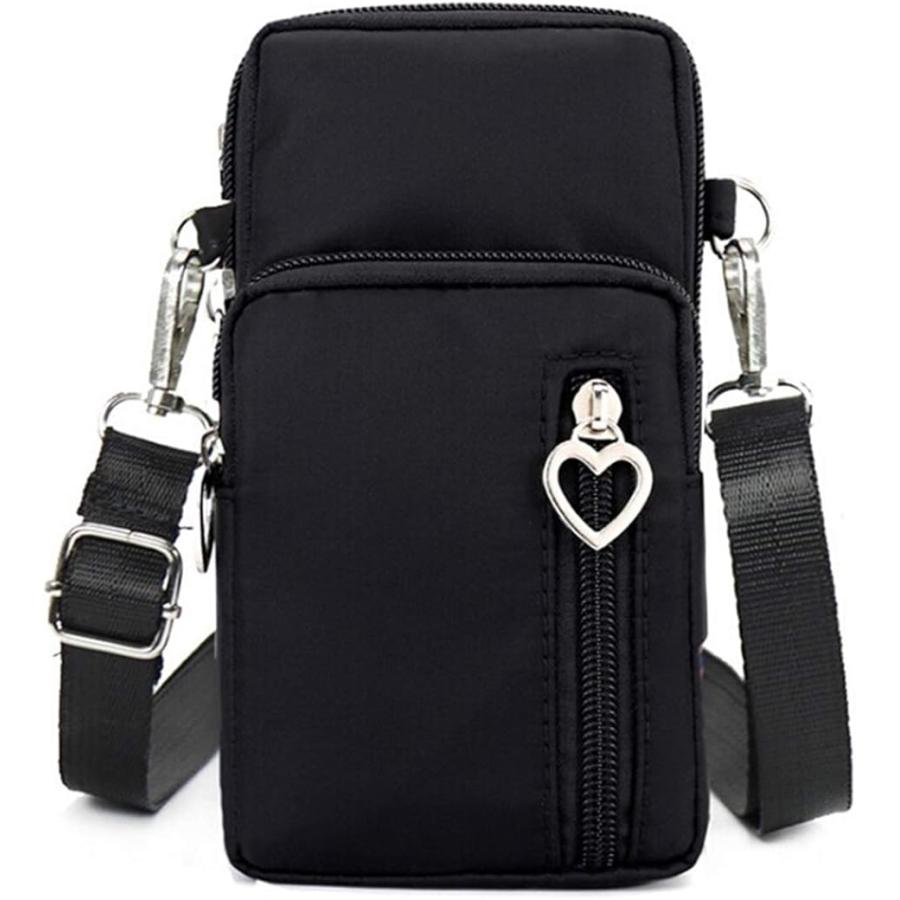 スマホポーチ ミニポーチ ポシェット ショルダー バッグ レディース 多機能 かわいい ケース 斜めがけ 防水 携帯 ブラック 大 ホリック Paypayモール店 通販 Paypayモール