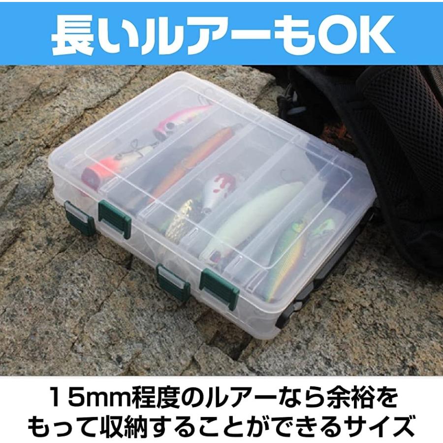 62 以上節約 ルアーケース タックルボックス 釣り具 収納ケース フィッシング ミノー つり道具 ツール 2個セット Mdm Materialworldblog Com
