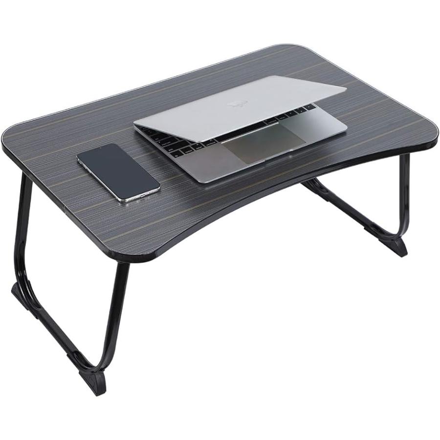 折りたたみテーブルベッドテーブル ローテーブル ラップトップテーブル ブラック, 多機能 3,580円 座卓 60x40x28cm 和風ローデスク