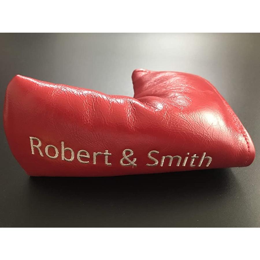 ピンタイプ レッド 本革 ブランド刺繍タイプフルグレインレザー本革製パターカバー マグネット開閉タイプ 赤 ホリック Paypayモール店 通販 Paypayモール