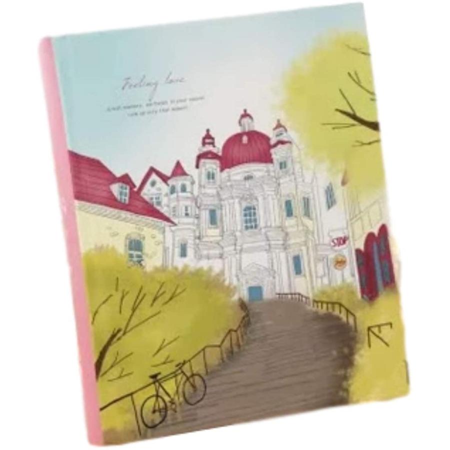 日記 日記帳 Diary Book Notebook プレゼント A5 デザイン ノート 女の子 赤 Belle Ile Nature Org