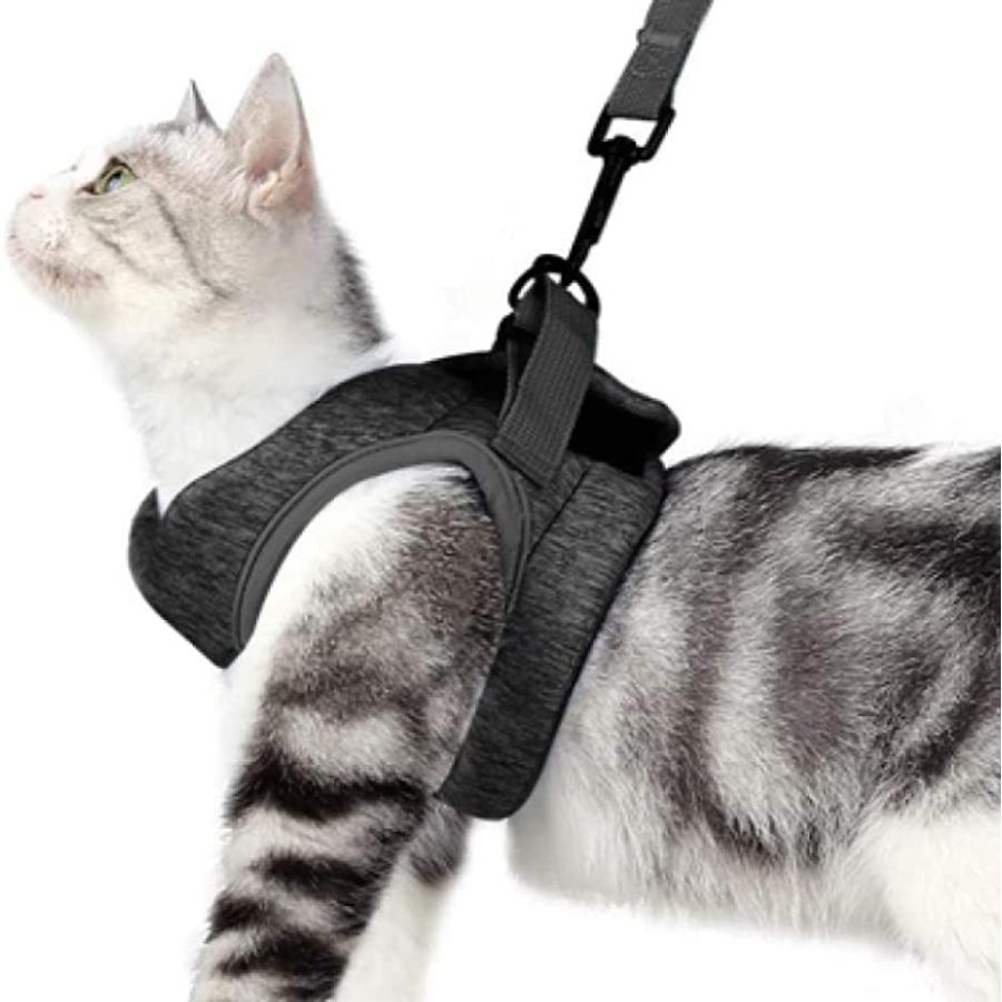 猫用ハーネス 犬猫兼用 散歩用リード 猫胴輪 猫用ベスト ペット
