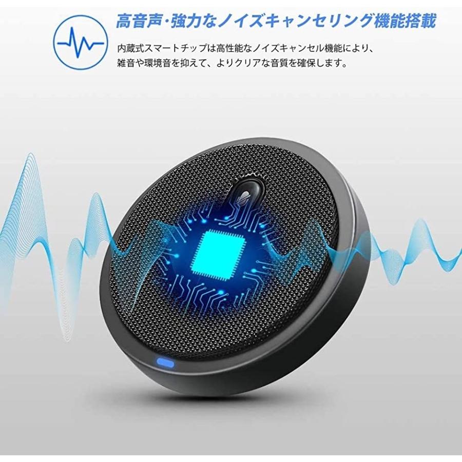 Usbマイク Pcマイク 卓上マイク 高感度マイク タッチミュートボタン 360 全指向性 集音 エコー除去 最大3m ブラック ホリック Paypayモール店 通販 Paypayモール