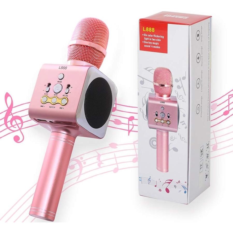 最大59 オフ カラオケマイク Bluetooth ピンク Riosmauricio Com