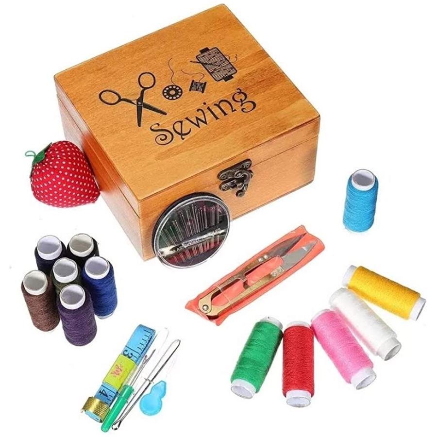 ソーイングセット 裁縫箱 Sale 94 Off 裁縫道具箱 ボックス 携帯 大人 裁縫セット コンパクト 小学生 木製 女の子