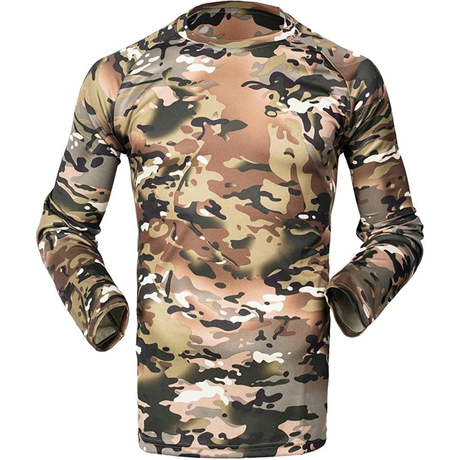 Stalk最新カラー10種類 迷彩柄 長袖 Tシャツ ストレッチ メッシュ ミリタリー サバゲー マルチカム L 2b69kdopy5 ホリックワークショップ 通販 Yahoo ショッピング
