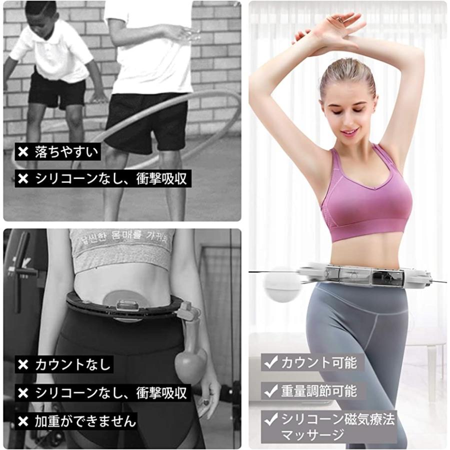 フラフープ ダイエット人気 最新進化版 落下しないフラフープ 組み立て式 大人用 日本語説明書付き Mdm ホリック Paypayモール店 通販 Paypayモール