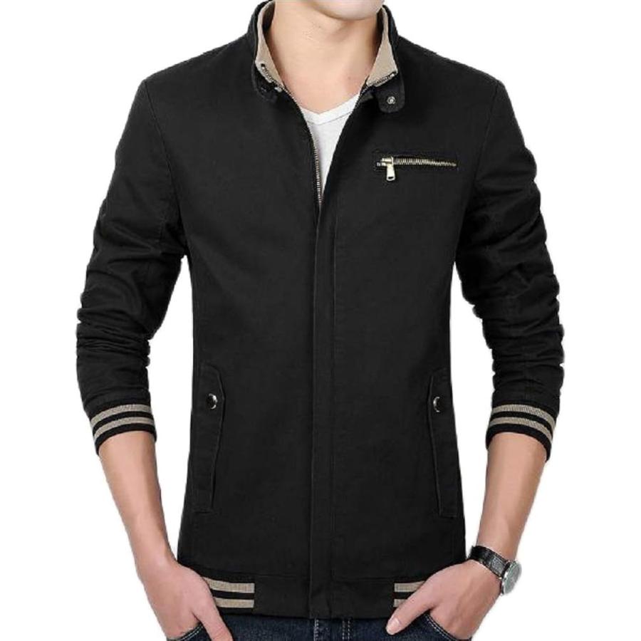 サンクシャ アウター ジャケット Ma 1 ブルゾン ミリタリー 羽織り カジュアル 秋 冬 メンズ チェックライナー ブラック S 安い