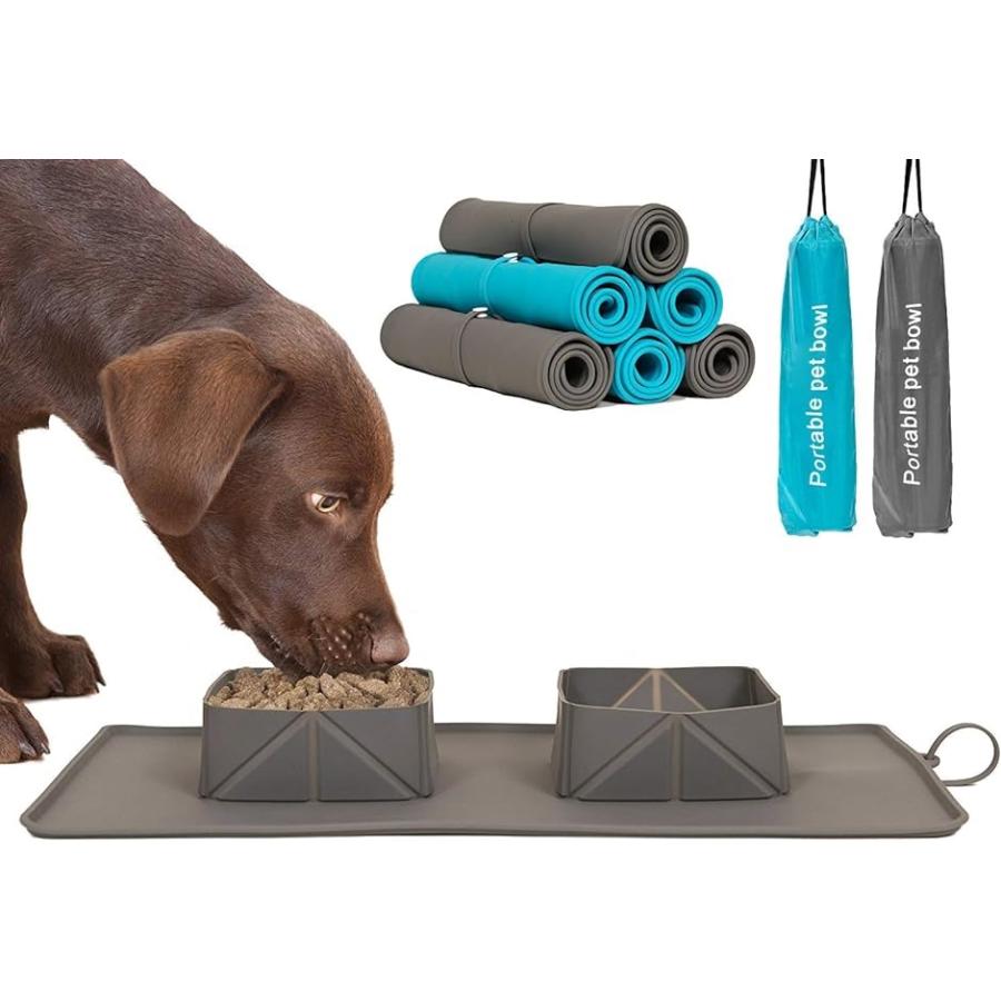 犬猫 携帯用ペット食器 持ち運び簡単 折り畳み コンパクト キャンプの時便利 エサボウル ペット用お皿 餌やり 水やり 散歩 グレー 2b6dkqo4jp ホリックワークショップ 通販 Yahoo ショッピング