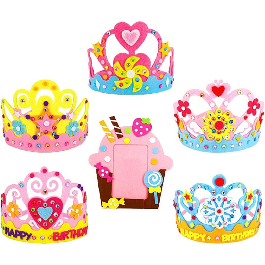 王冠 クラウン 手作りキット メイキングトイ 自由工作 ハンドメイド フェルト 手芸 子供 誕生日 スピード発送 ホリック 通販 Paypayモール