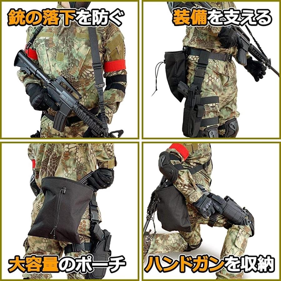 サバゲー 装備 セット サバイバルゲーム ４点セット ベルト スリング ダンプポーチ ホルスター 黒 Mdm ブラック 2b6f1yfd42 スピード発送 ホリック 通販 Yahoo ショッピング