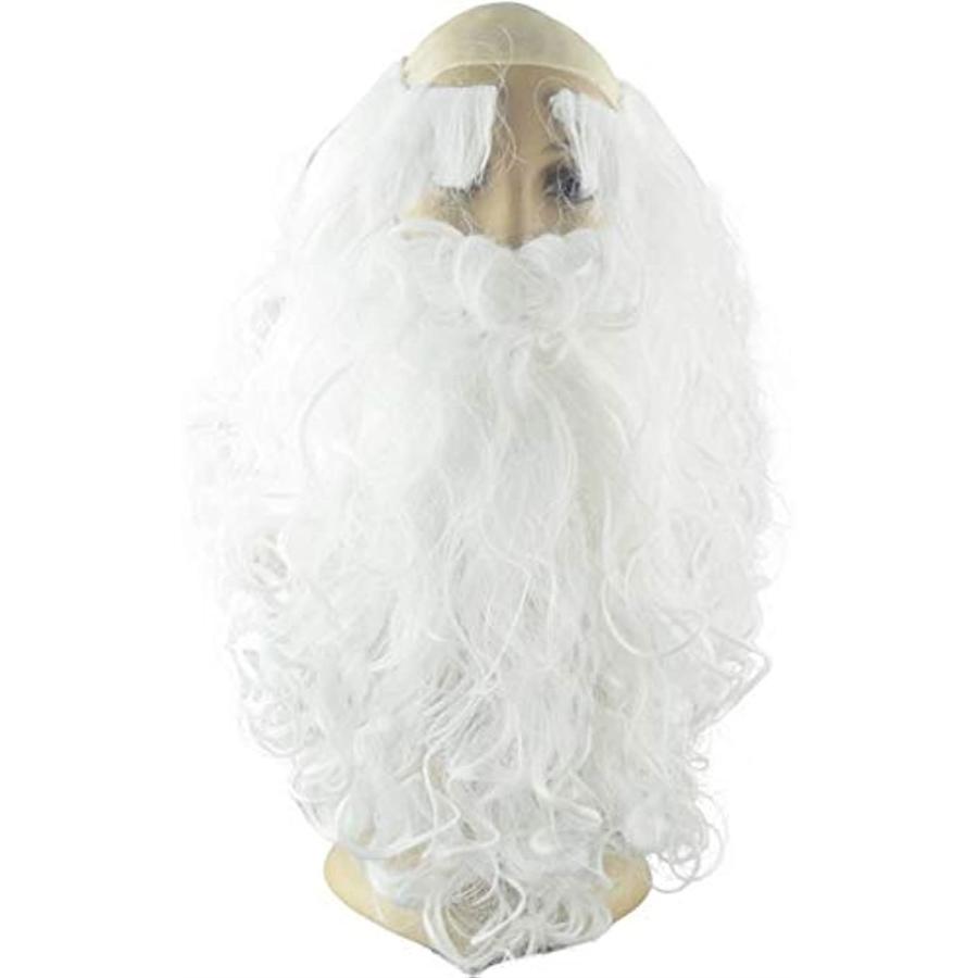サンタ ひげ サンタのひげ 予約販売品 サンタクロース サンタコスプレ ウィッグ 眉毛 送料無料 即納 髭 かつら セット