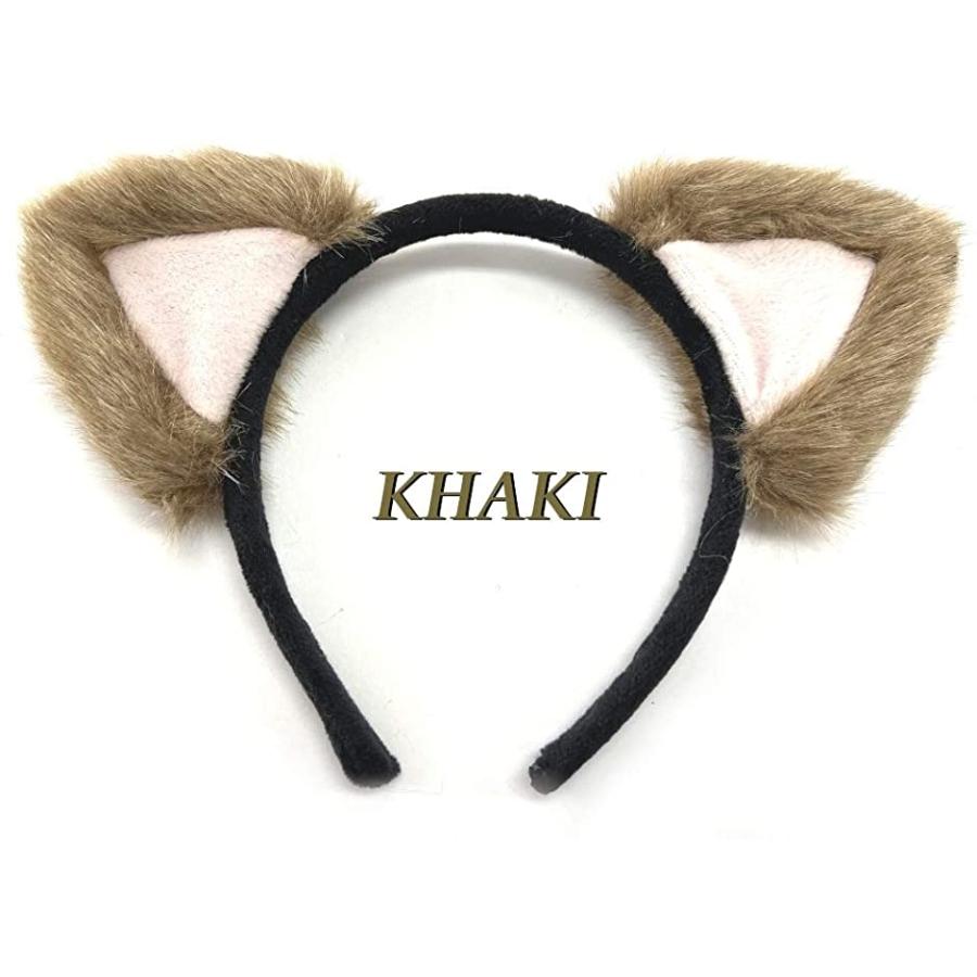かわいい フワフワ 立ち耳 コスプレ 仮装 ネコ耳 カチューシャ Khaki ホリック Paypayモール店 通販 Paypayモール