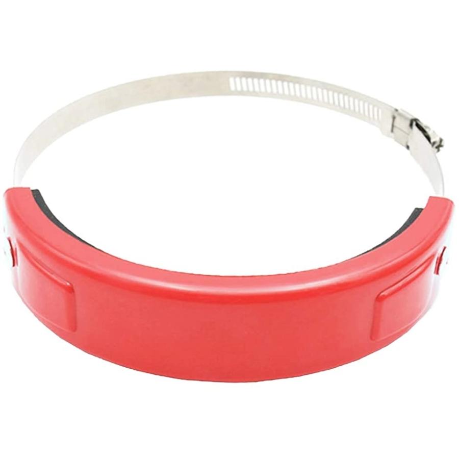 エキゾーストプロテクター バイク マフラー サイレンサー ガード 各社共通 汎用タイプ 赤 Red ホリック Paypayモール店 通販 Paypayモール