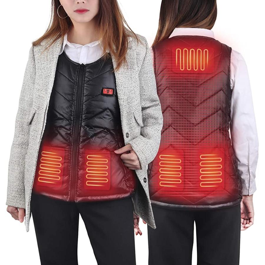 電熱ベスト ヒートベスト 日本製ヒーター Pse認証済 加熱ベスト 電熱ジャケット ヒーター内蔵ベスト Mdm 薄手ベストb L レディース 2b6huix2lx ホリックワークショップ 通販 Yahoo ショッピング