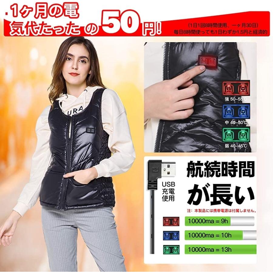 電熱ベスト ヒートベスト 日本製ヒーター Pse認証済 加熱ベスト 電熱ジャケット ヒーター内蔵ベスト Mdm 薄手ベストb L レディース 2b6huix2lx ホリックワークショップ 通販 Yahoo ショッピング