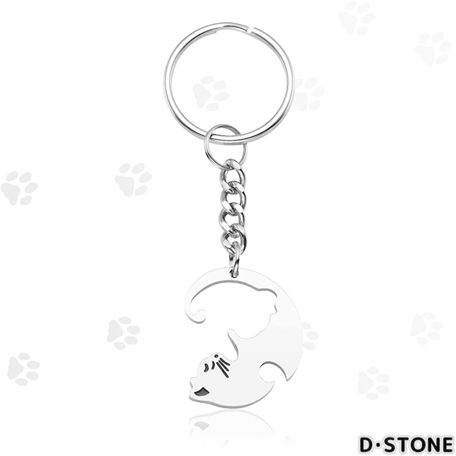 猫 キーホルダー ペア カップル キーリング ネコちゃん ステンレス製 プレゼント 黒と銀色 2b6iwujr6r ホリックワークショップ 通販 Yahoo ショッピング
