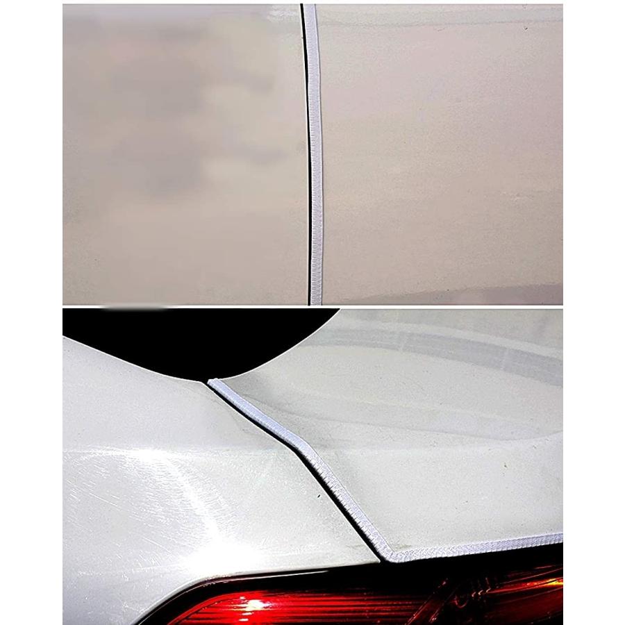 ドアガード ドアエッジモール 車ドア保護 傷防止 プロテクター トランクリッド ボンネット スチール入りpvc素材 白 10m ホリック Paypayモール店 通販 Paypayモール