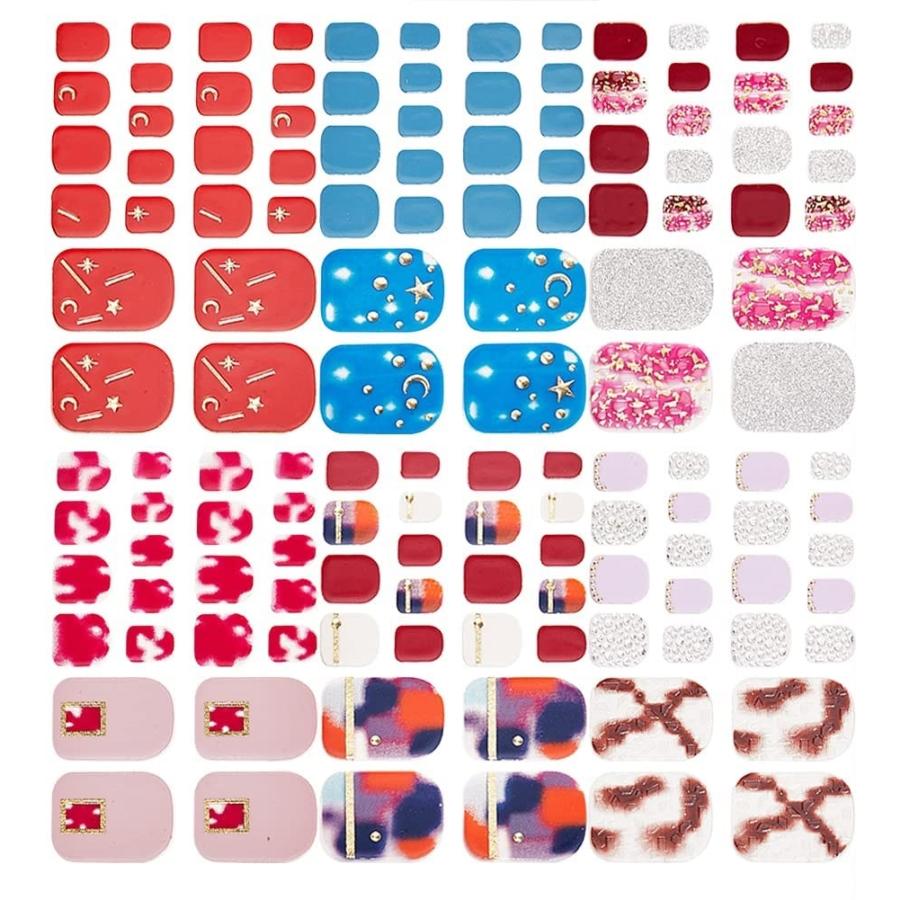 6種類 損傷のない 足の爪 ネイルシール ネイルステッカー リアルネイルジェールステッカー 可愛い おしゃれ Mdm Fc605 ホリック Paypayモール店 通販 Paypayモール