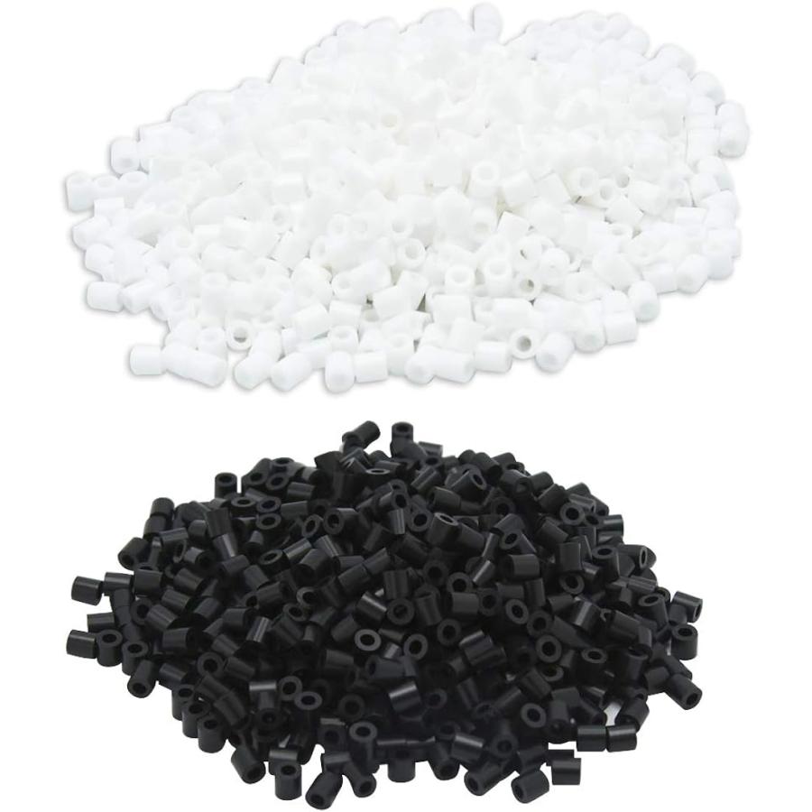 N Station 白黒アイロンビーズ 単色セット 大容量 各色約4000粒 立体作品 Mdm ブラック ホワイト ホリック Paypayモール店 通販 Paypayモール