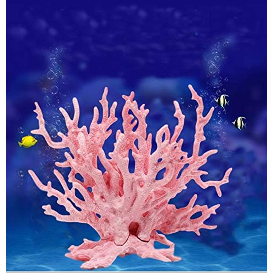 水槽 オブジェ 人工 珊瑚 サンゴ レプリカ アクアリウム 水中 飾り 熱帯魚 オーナメント レイアウト Pink大 ホリック Paypayモール店 通販 Paypayモール