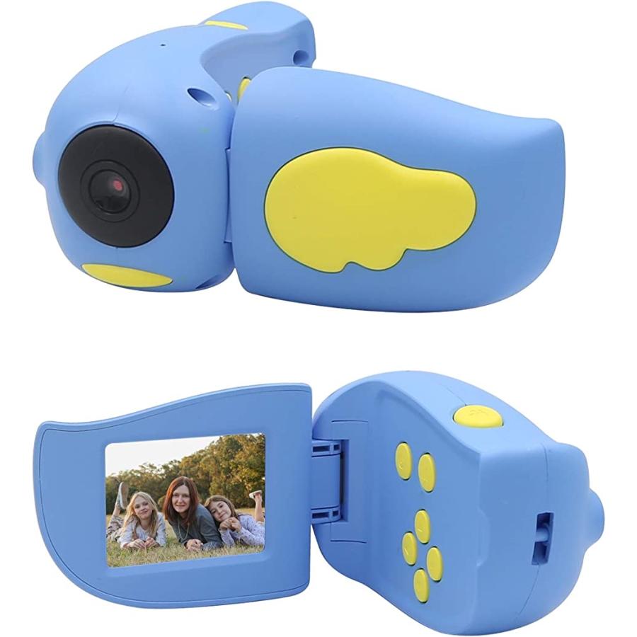 子供用カメラ トイカメラ 2 0インチ 1080p Hd録画 4倍ズーム 高画質 タイマー撮影 Mp3 ゲーム機能付き 青 Mdm 青